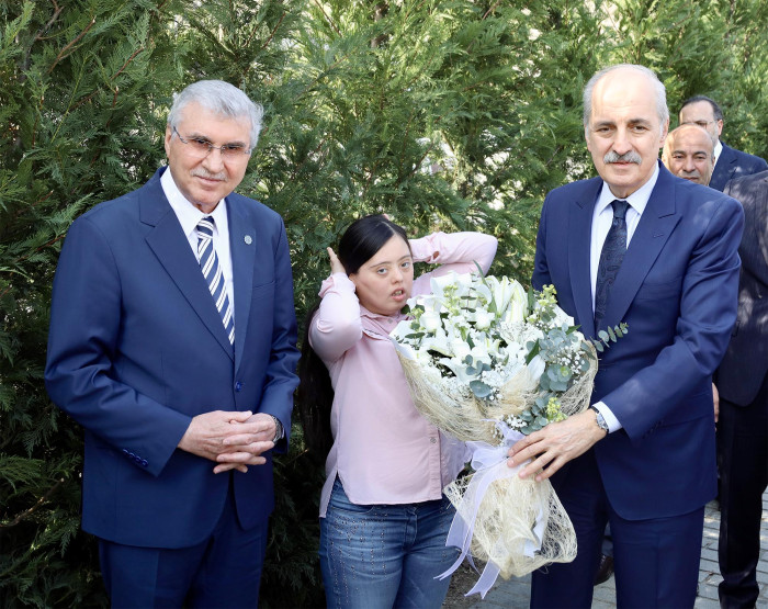 TBMM Başkanı Kurtulmuş Başkan Yüce’yi ziyaret etti: "Sakarya'nın adını altın harflerle yazdık"