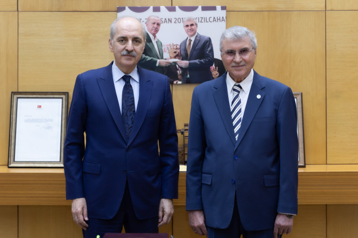 TBMM Başkanı Kurtulmuş Başkan Yüce’yi ziyaret etti: "Sakarya'nın adını altın harflerle yazdık"