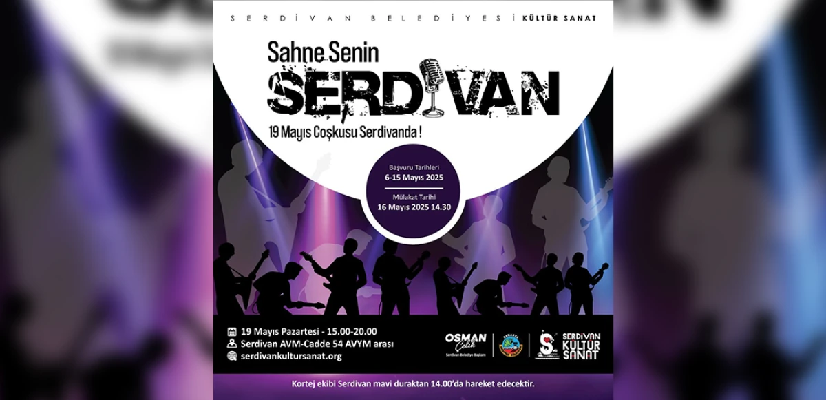Sahne Gençlerin: Serdivan’da Yetenek Rüzgârı Esecek