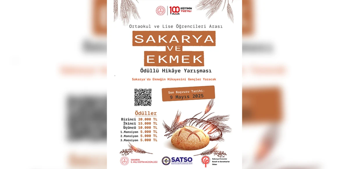 “Sakarya ve Ekmek” Ödüllü Hikaye Yarışması'nda Son Başvuru 9 Mayıs