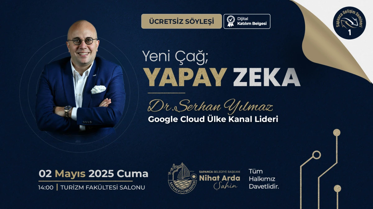 Sapanca Belediyesi’nden “Yeni Çağ: Yapay Zeka” Söyleşisi 