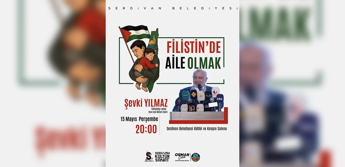 Serdivan’da Filistin’e Destek İçin Anlamlı Söyleşi