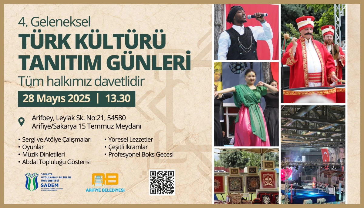 SUBÜ SADEM Arifiye’de Türk Kültürü Tanıtım Günleri Etkinliği Düzenliyor