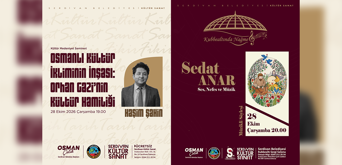 Serdivan’da Kültür, Medeniyet ve Müzik Aynı Akşamda Buluşuyor